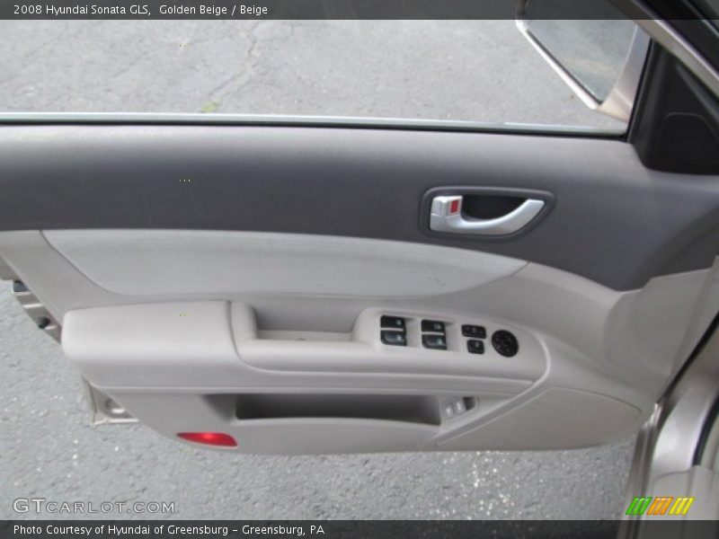 Golden Beige / Beige 2008 Hyundai Sonata GLS