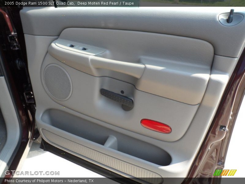 Deep Molten Red Pearl / Taupe 2005 Dodge Ram 1500 SLT Quad Cab