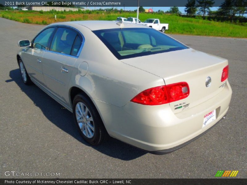 Sand Beige Metallic / Cocoa/Cashmere 2011 Buick Lucerne CXL