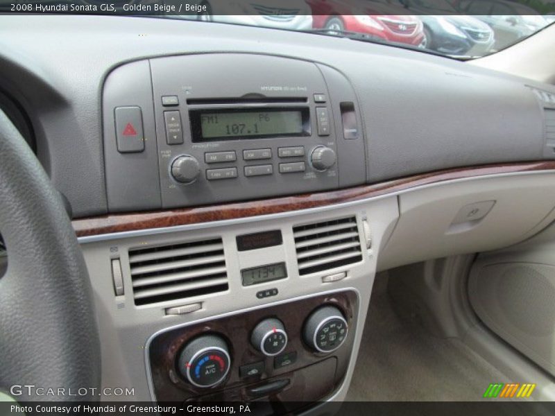 Golden Beige / Beige 2008 Hyundai Sonata GLS