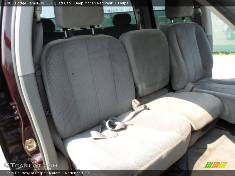 Deep Molten Red Pearl / Taupe 2005 Dodge Ram 1500 SLT Quad Cab