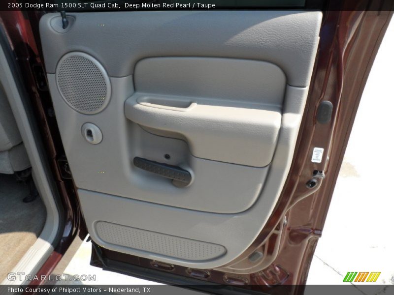 Deep Molten Red Pearl / Taupe 2005 Dodge Ram 1500 SLT Quad Cab