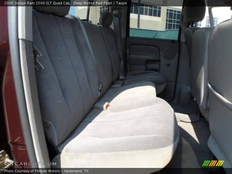 Deep Molten Red Pearl / Taupe 2005 Dodge Ram 1500 SLT Quad Cab