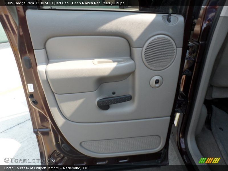 Deep Molten Red Pearl / Taupe 2005 Dodge Ram 1500 SLT Quad Cab