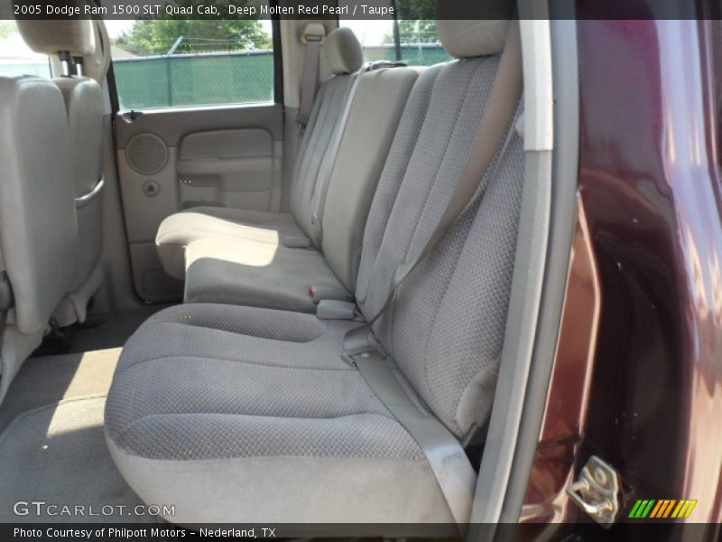 Deep Molten Red Pearl / Taupe 2005 Dodge Ram 1500 SLT Quad Cab