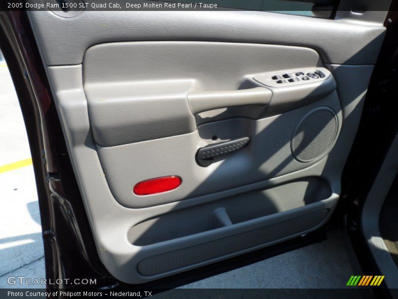 Deep Molten Red Pearl / Taupe 2005 Dodge Ram 1500 SLT Quad Cab