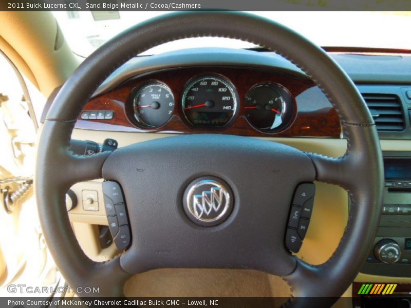 Sand Beige Metallic / Cocoa/Cashmere 2011 Buick Lucerne CXL
