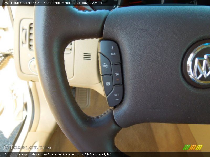 Sand Beige Metallic / Cocoa/Cashmere 2011 Buick Lucerne CXL