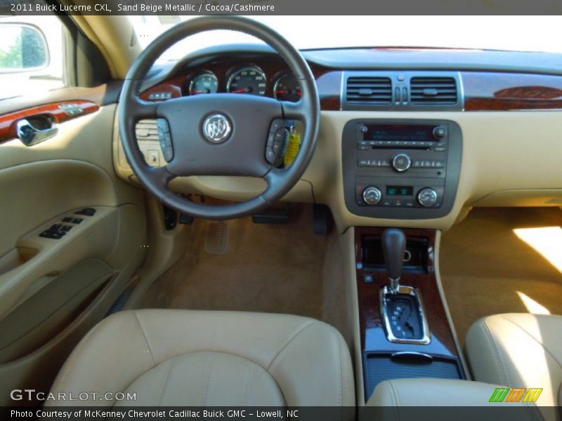 Sand Beige Metallic / Cocoa/Cashmere 2011 Buick Lucerne CXL