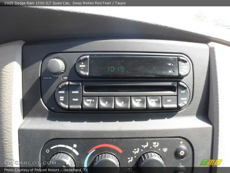 Deep Molten Red Pearl / Taupe 2005 Dodge Ram 1500 SLT Quad Cab
