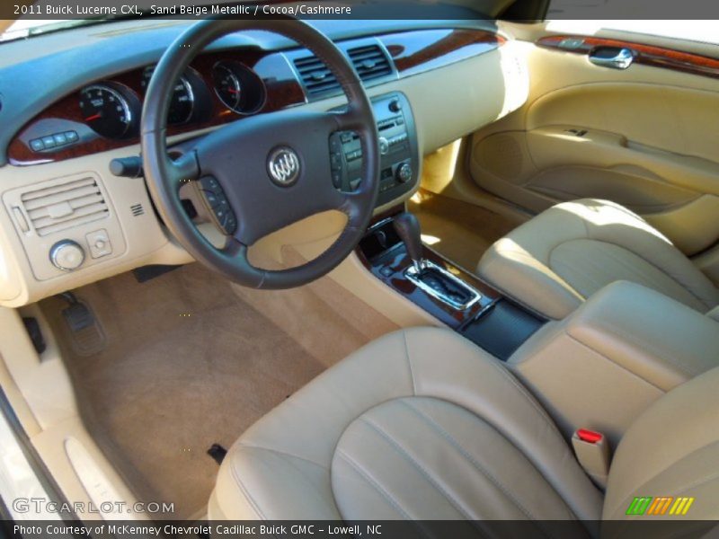 Sand Beige Metallic / Cocoa/Cashmere 2011 Buick Lucerne CXL