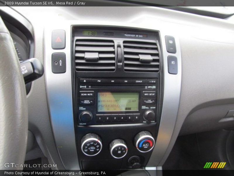 Mesa Red / Gray 2009 Hyundai Tucson SE V6
