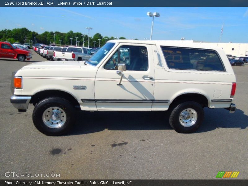  1990 Bronco XLT 4x4 Colonial White