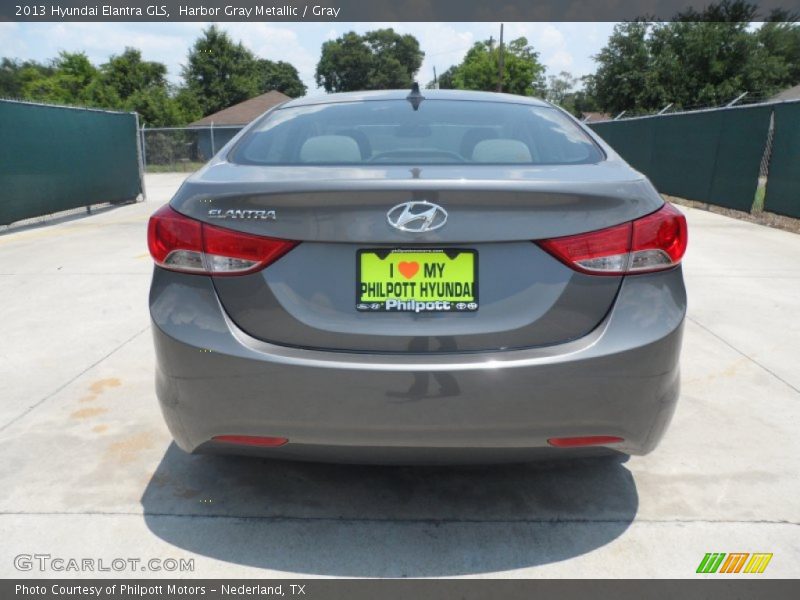 Harbor Gray Metallic / Gray 2013 Hyundai Elantra GLS