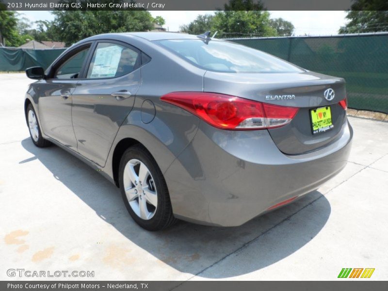 Harbor Gray Metallic / Gray 2013 Hyundai Elantra GLS