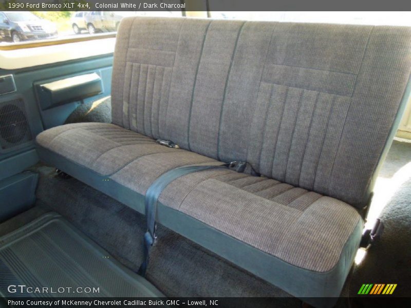  1990 Bronco XLT 4x4 Dark Charcoal Interior