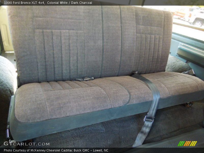 Colonial White / Dark Charcoal 1990 Ford Bronco XLT 4x4