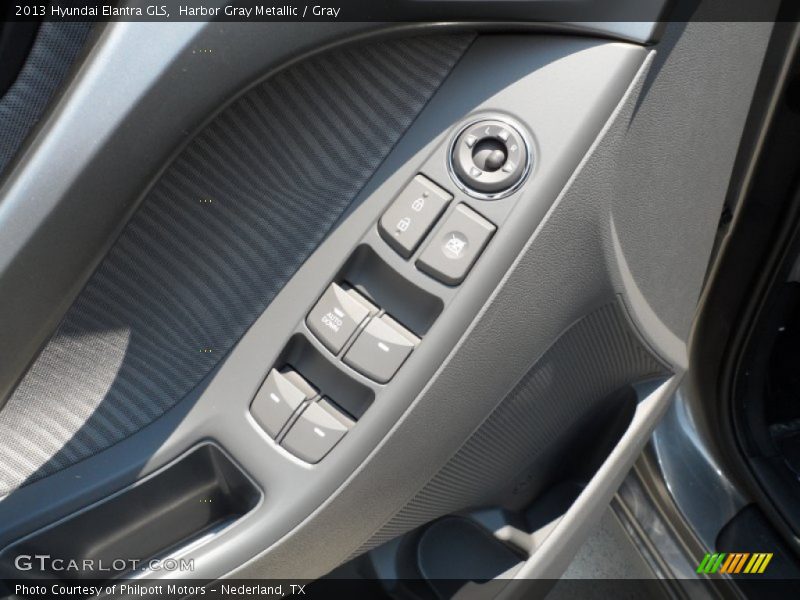 Harbor Gray Metallic / Gray 2013 Hyundai Elantra GLS