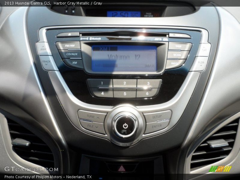 Harbor Gray Metallic / Gray 2013 Hyundai Elantra GLS