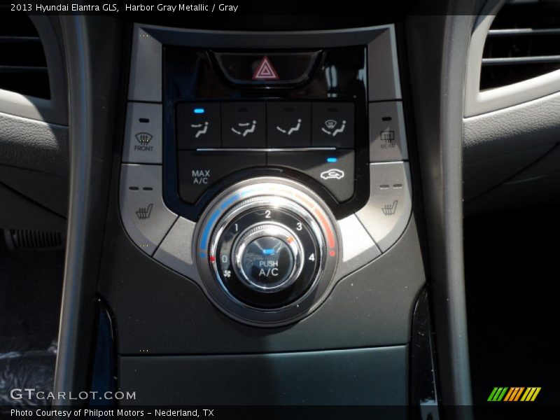 Harbor Gray Metallic / Gray 2013 Hyundai Elantra GLS