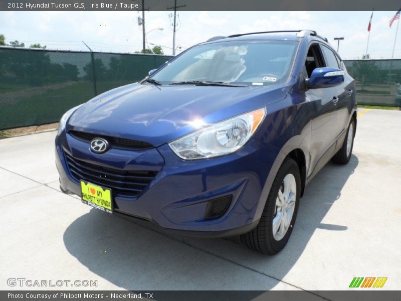 Iris Blue / Taupe 2012 Hyundai Tucson GLS