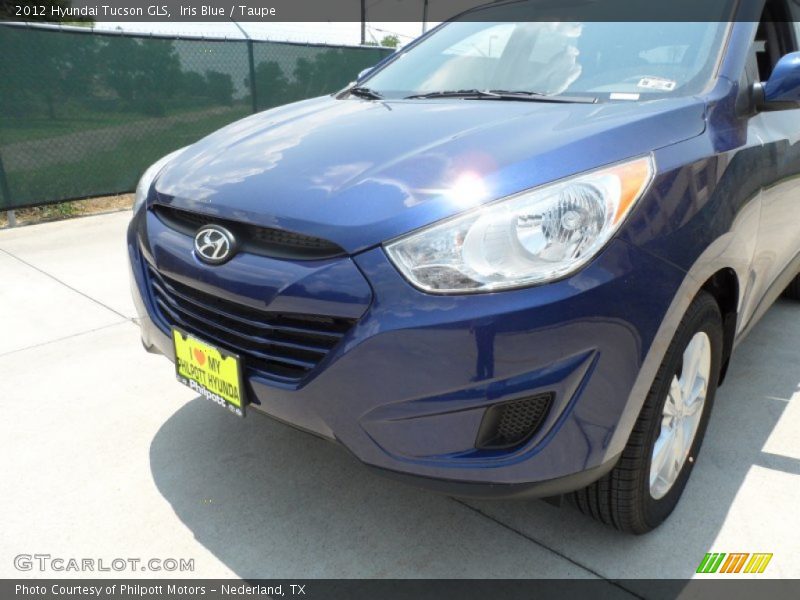 Iris Blue / Taupe 2012 Hyundai Tucson GLS