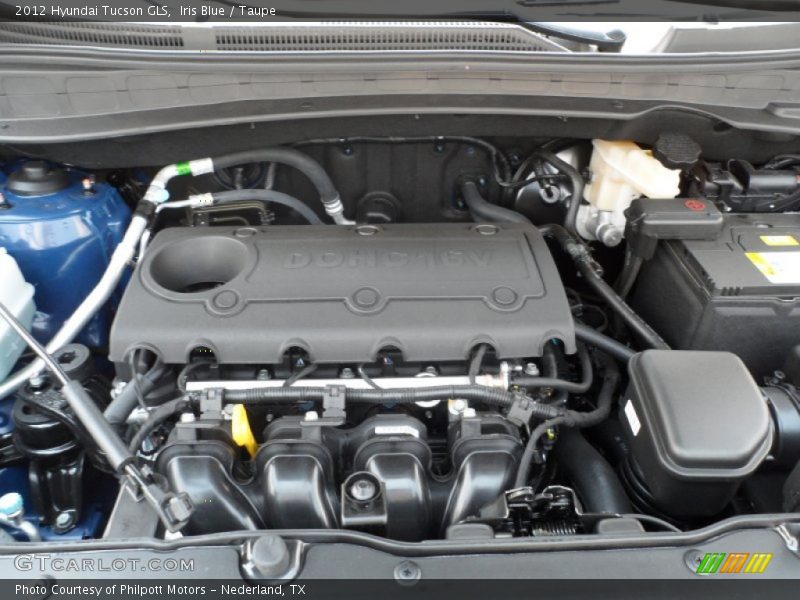 Iris Blue / Taupe 2012 Hyundai Tucson GLS