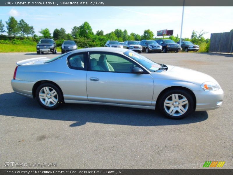 Silverstone Metallic / Gray 2007 Chevrolet Monte Carlo LT