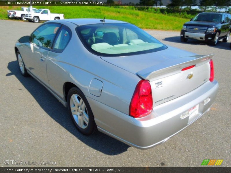 Silverstone Metallic / Gray 2007 Chevrolet Monte Carlo LT