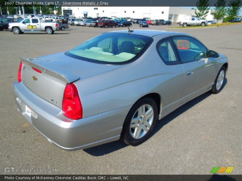 Silverstone Metallic / Gray 2007 Chevrolet Monte Carlo LT