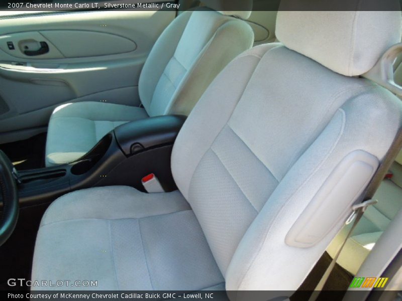 Silverstone Metallic / Gray 2007 Chevrolet Monte Carlo LT