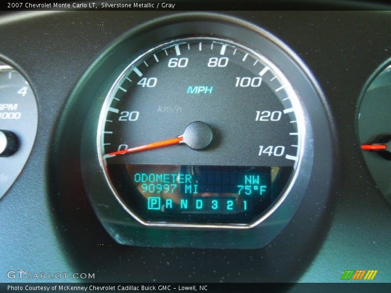 Silverstone Metallic / Gray 2007 Chevrolet Monte Carlo LT