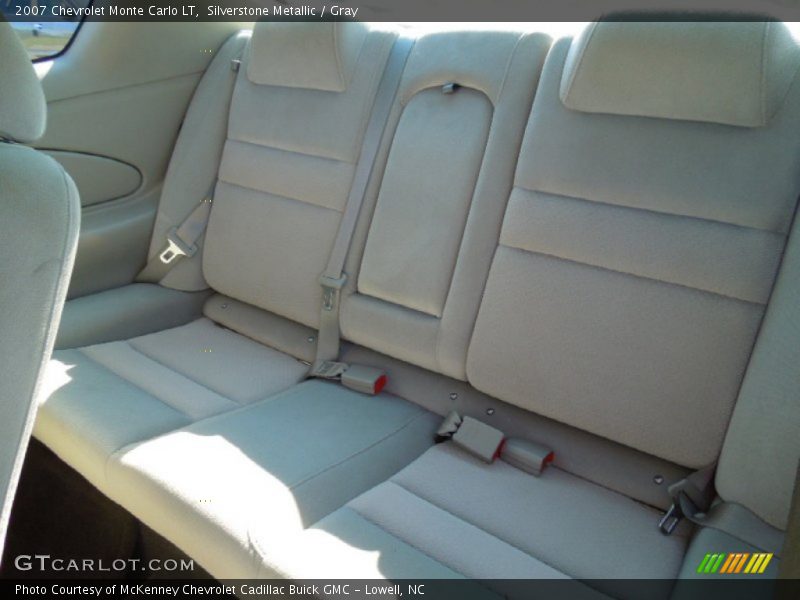 Rear Seat of 2007 Monte Carlo LT
