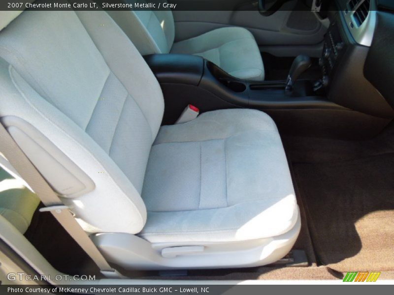 Silverstone Metallic / Gray 2007 Chevrolet Monte Carlo LT