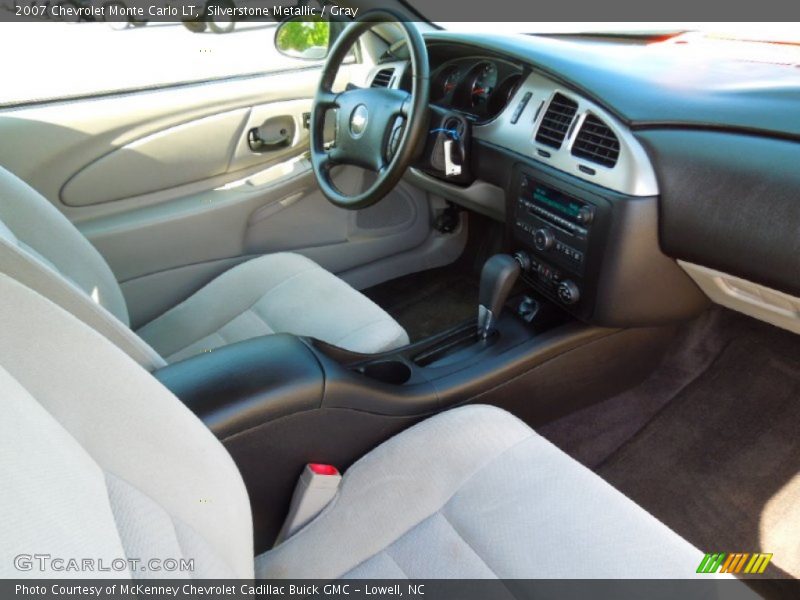 Silverstone Metallic / Gray 2007 Chevrolet Monte Carlo LT