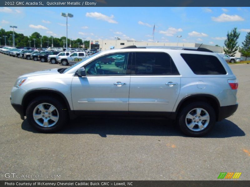 Quicksilver Metallic / Ebony 2012 GMC Acadia SL