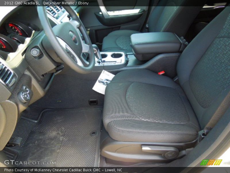Quicksilver Metallic / Ebony 2012 GMC Acadia SL