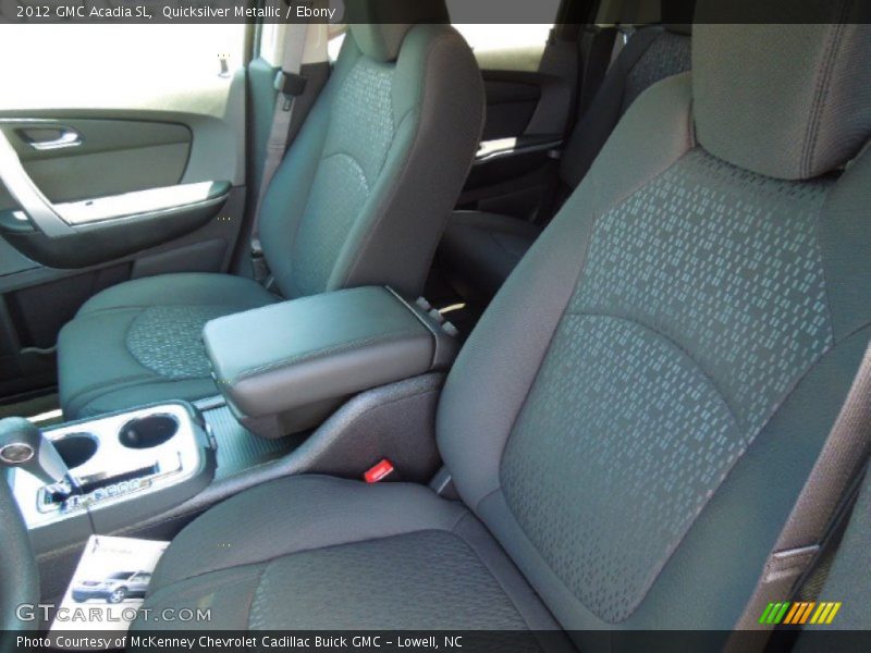 Quicksilver Metallic / Ebony 2012 GMC Acadia SL