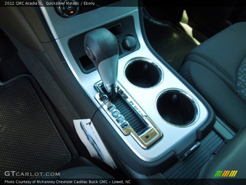 Quicksilver Metallic / Ebony 2012 GMC Acadia SL