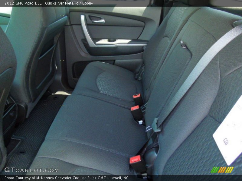 Quicksilver Metallic / Ebony 2012 GMC Acadia SL
