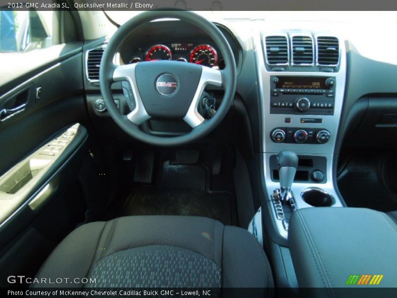 Quicksilver Metallic / Ebony 2012 GMC Acadia SL