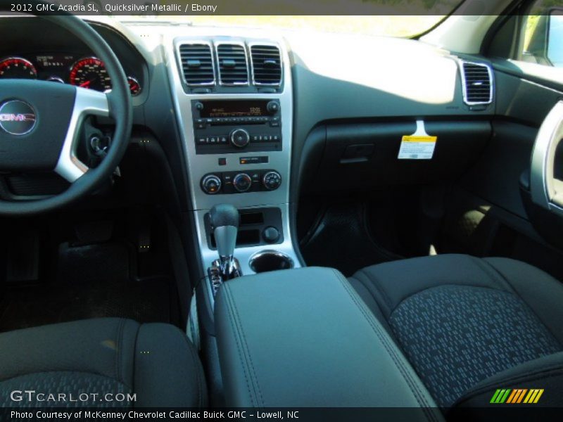 Quicksilver Metallic / Ebony 2012 GMC Acadia SL