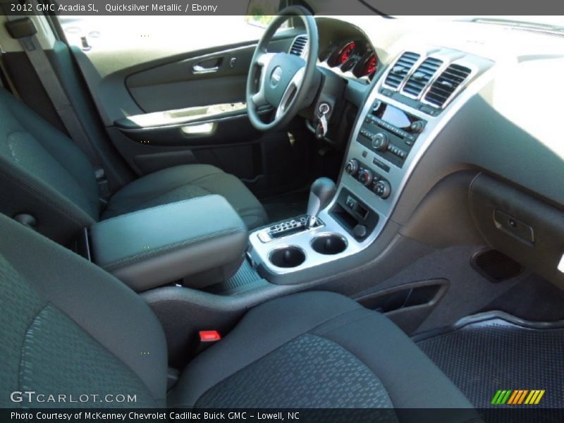 Quicksilver Metallic / Ebony 2012 GMC Acadia SL