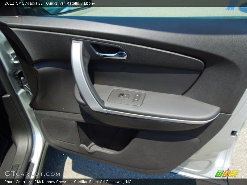 Quicksilver Metallic / Ebony 2012 GMC Acadia SL