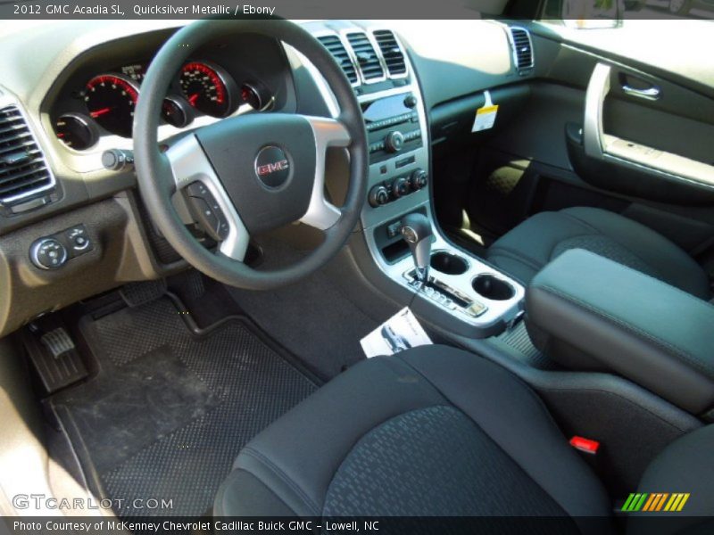 Quicksilver Metallic / Ebony 2012 GMC Acadia SL