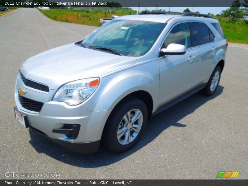 Silver Ice Metallic / Jet Black 2012 Chevrolet Equinox LT