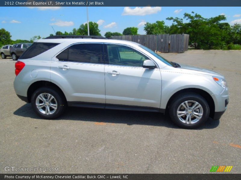 Silver Ice Metallic / Jet Black 2012 Chevrolet Equinox LT