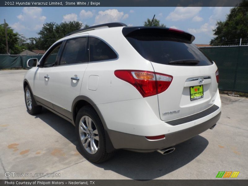 Stone White / Beige 2012 Hyundai Veracruz Limited