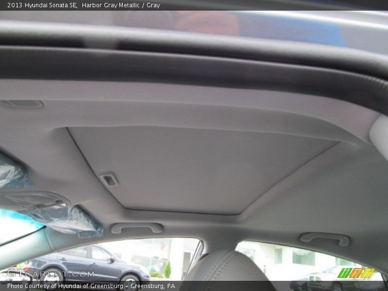 Harbor Gray Metallic / Gray 2013 Hyundai Sonata SE