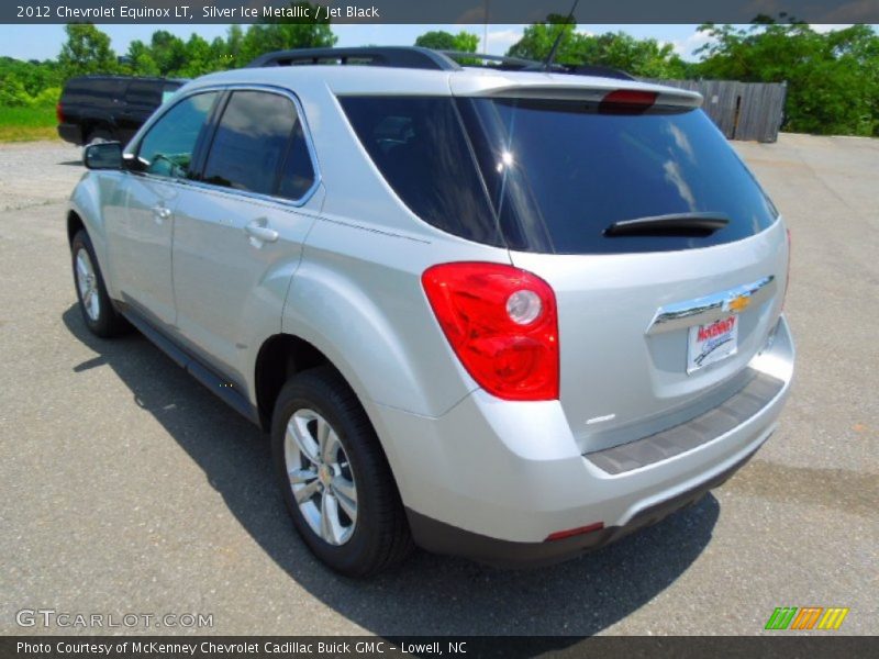 Silver Ice Metallic / Jet Black 2012 Chevrolet Equinox LT